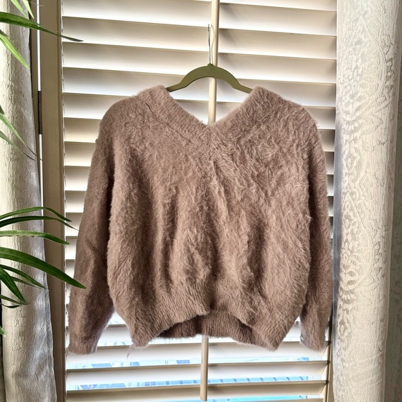 Victoria + Sophia Sweaters - Fuzzy Fur Sweater